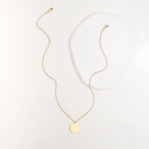 Opposite side of necklace, plain gold necklace side, gift shops near me, unique christmas present ideas