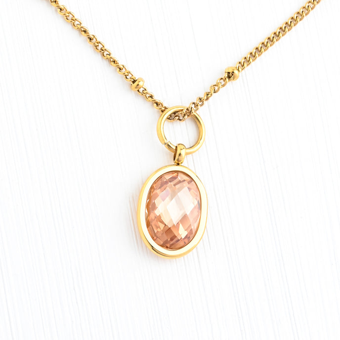 November Birthstone Kids Necklace