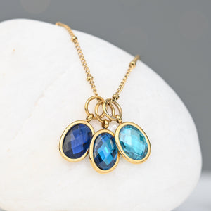 Custom Charm Necklace in 14K Gold