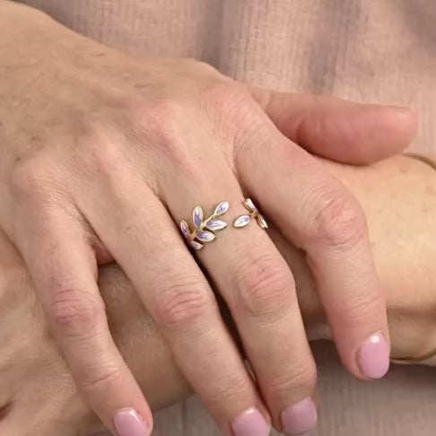 Hope Grows Ring in Lavender