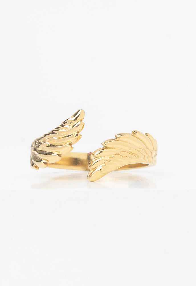 同羽鳥金戒指